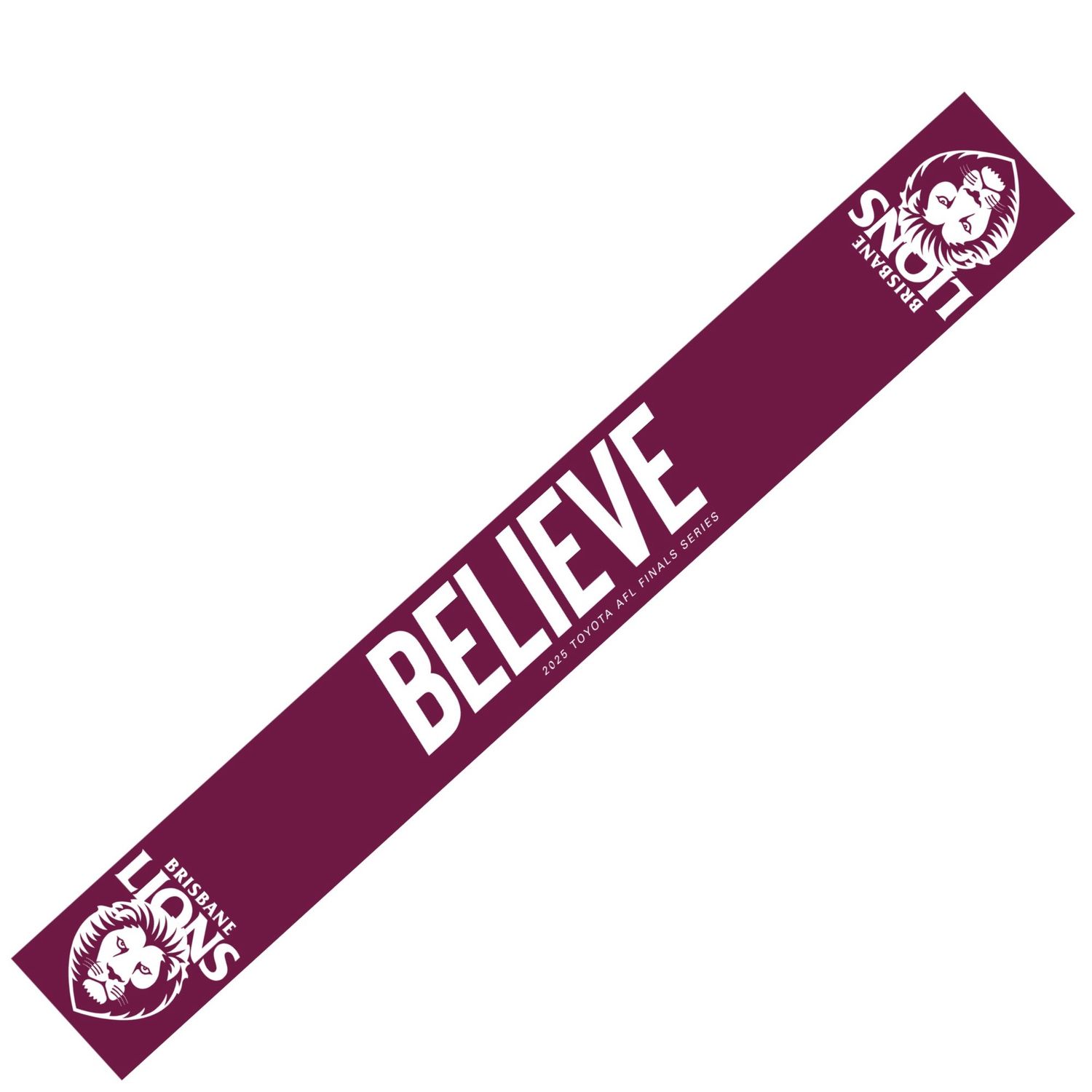 2025 AFL Finals Woollen Scarf - BELIEVE