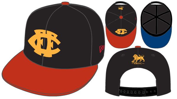 Black &amp; Red FFC 9FIFTY Cap