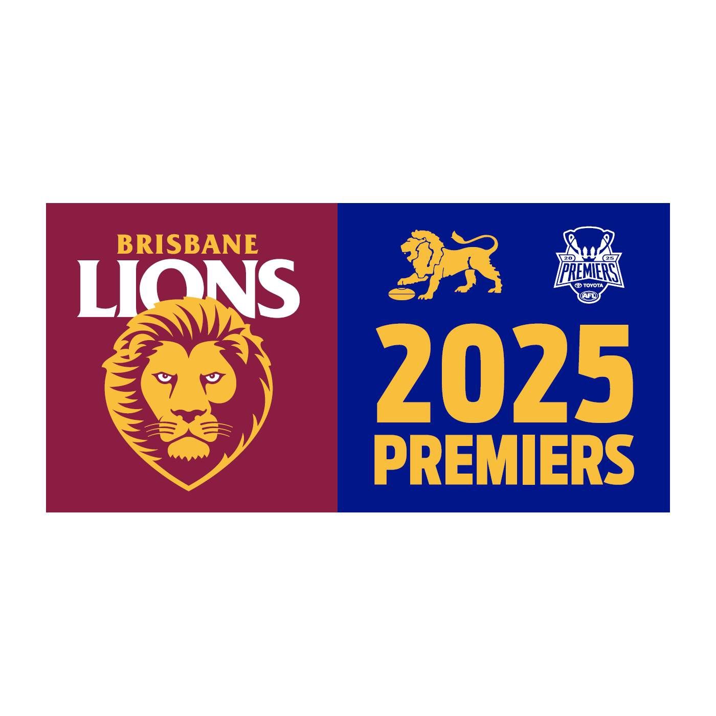 2025 AFL Premiers Woven Flag Pole Flag