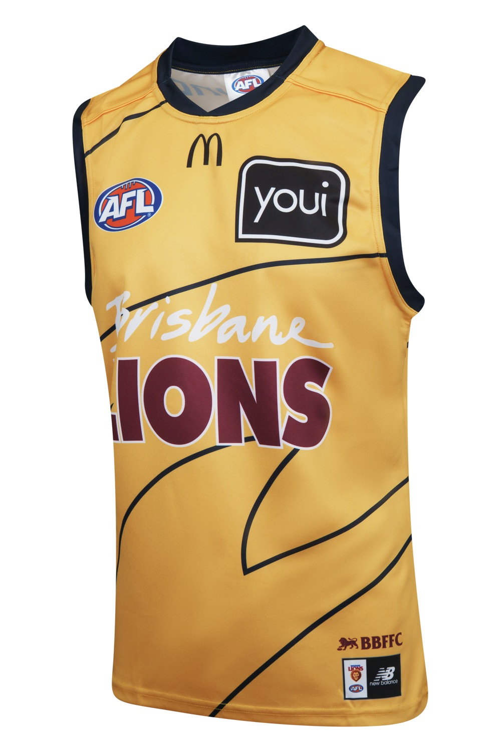 2026 AFL Training Guernsey - Gold, Size: XS