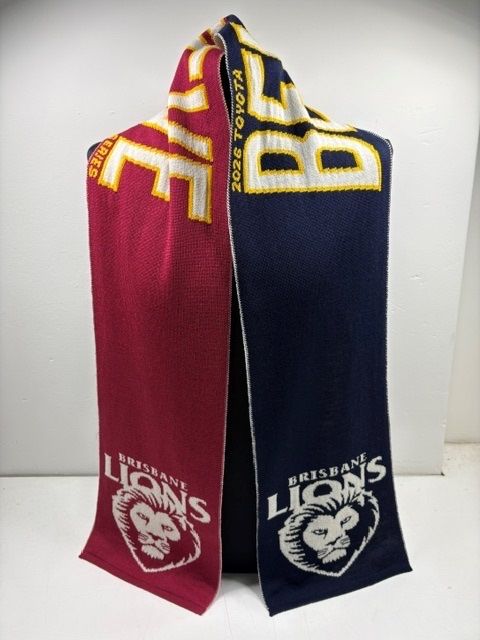 2026 AFL Finals Merino Wool Scarf - BELIEVE