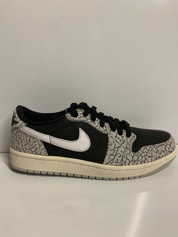 Jordan 1 low black cement