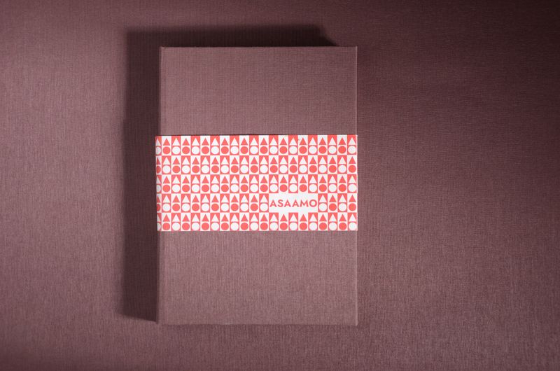 ASANOTE 01 rostbraun/rot