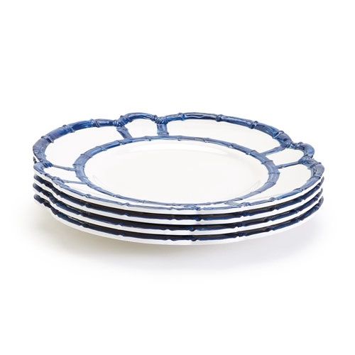 Blue Bamboo Dinner Plate