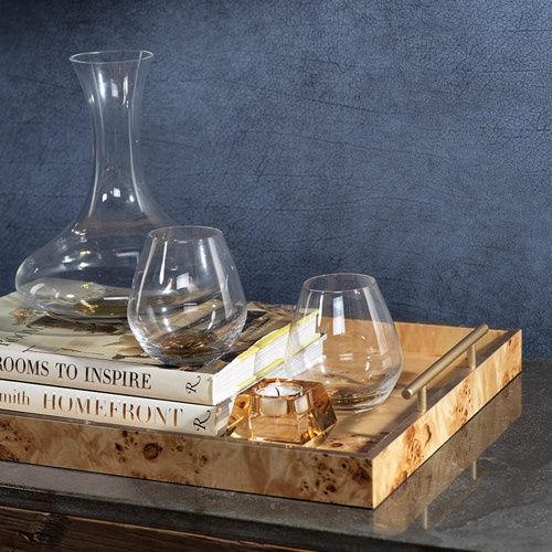 Burl Wood Tray
