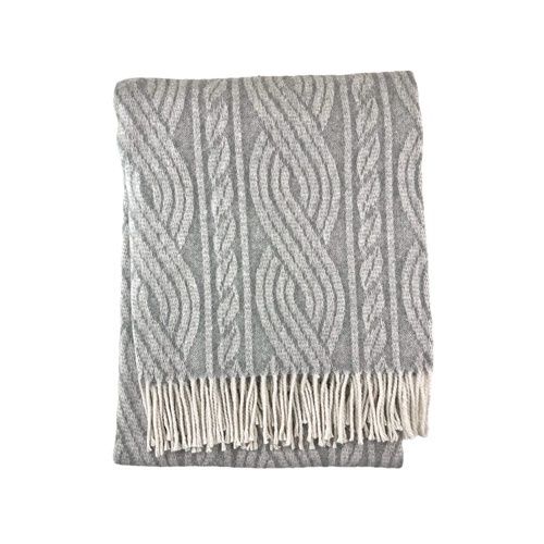 Cable Print Throw