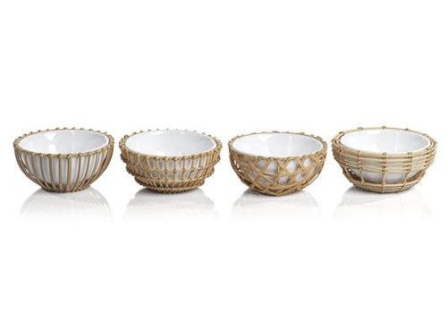 Wicker Bamboo Bowls
