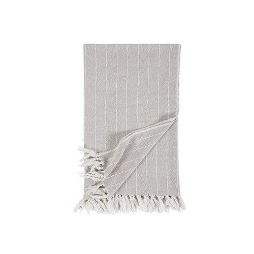 Henley Throw, Henley Duvet COLOR: Oat, Henley Throw SIZE: 50&quot; X 70&quot;