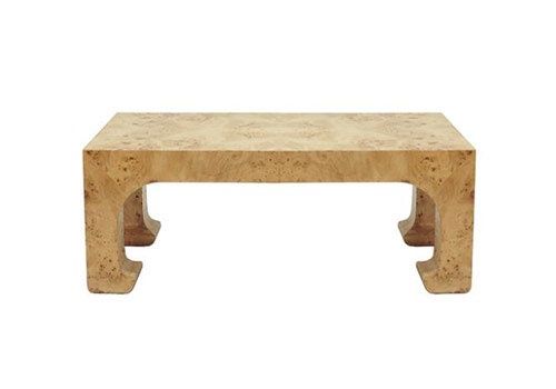 Burl Wood Coffee Table
