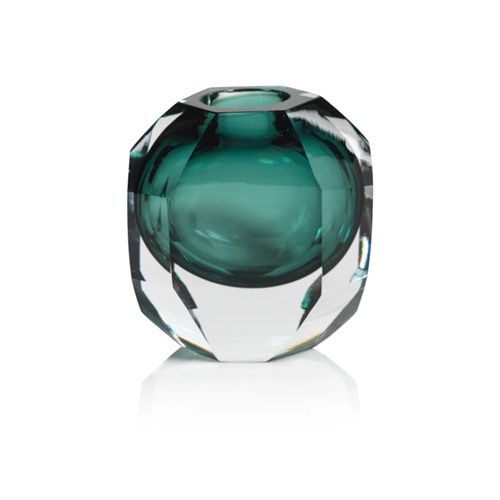 Emerald Round Vase