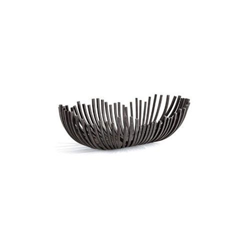 Webbed Black Iron Bowl