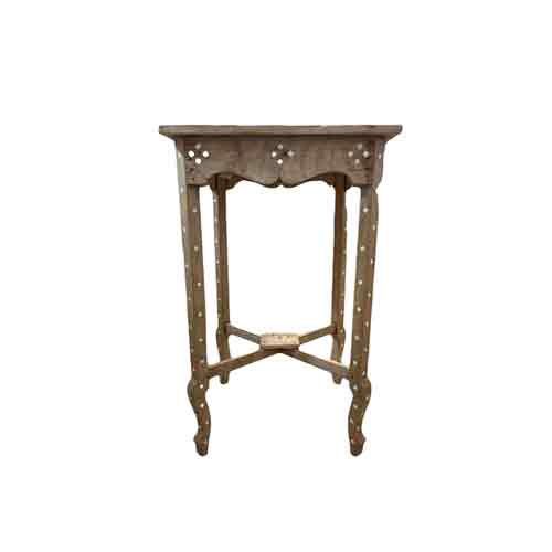 Vintage Inlay Side Table