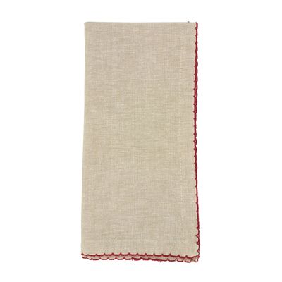 Scalloped Crochet Napkin