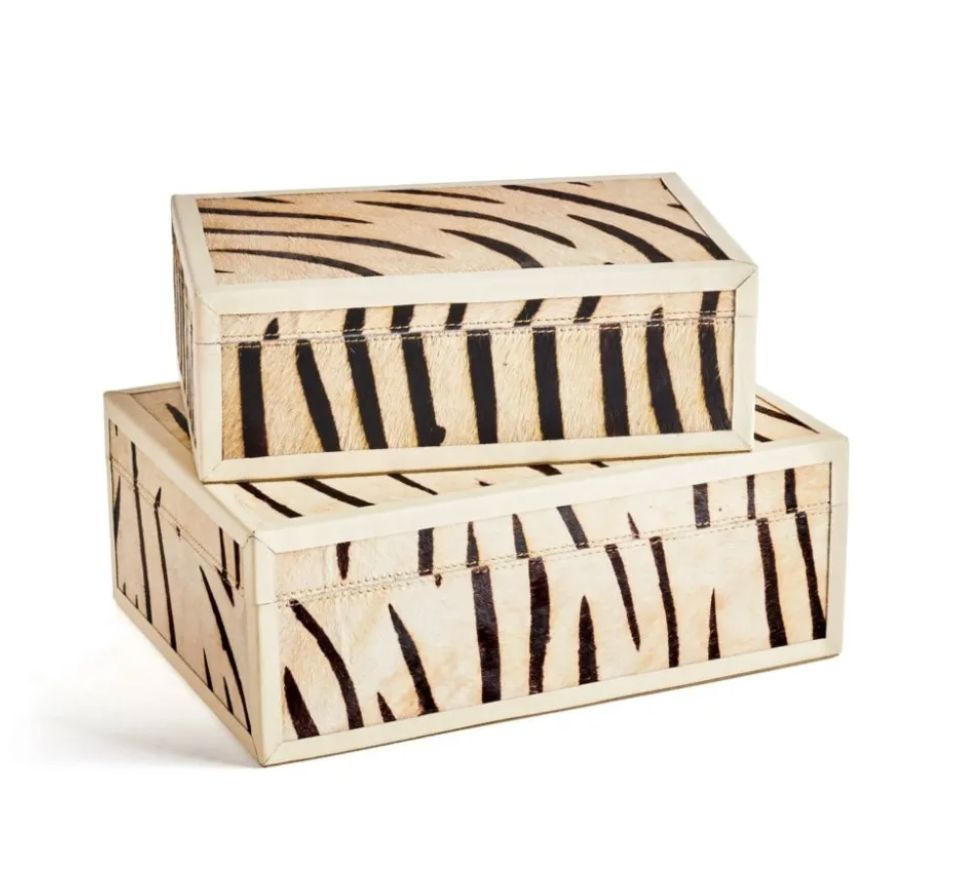 ZEBRA BOX WITH LID M
