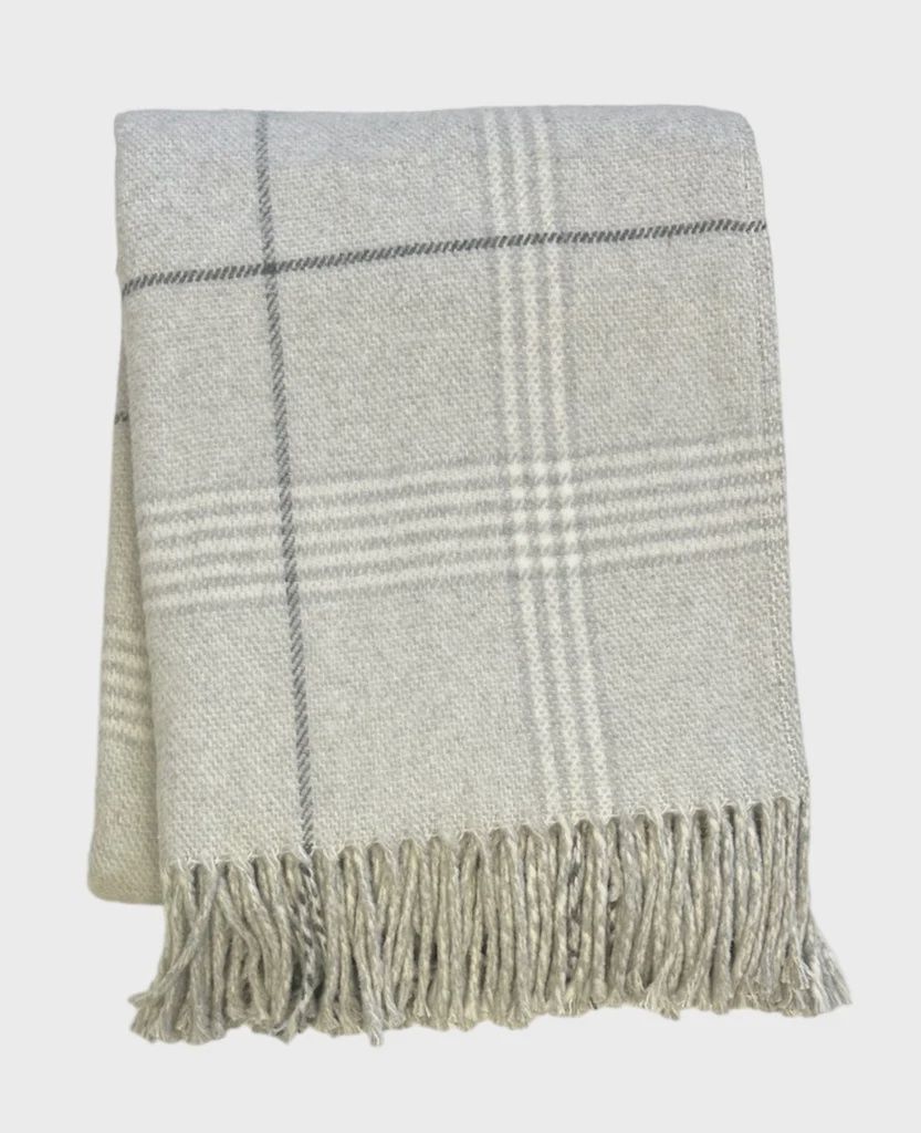 WINDOWPANE PLAID THROW