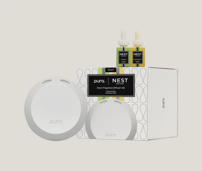 Nest Pura Smart Diffuser Set Bamboo Grapefruit