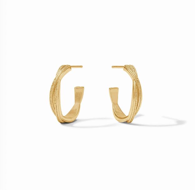 CHEVAL TWIST HOOP- GOLD- SMALL