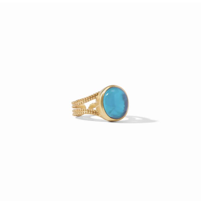 CABOCHON RING- LONDON BLUE-7