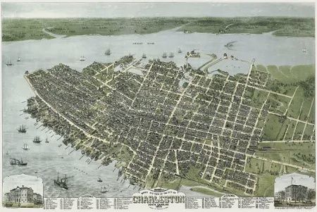 CHARLESTON BIRD'S EYE VIEW
