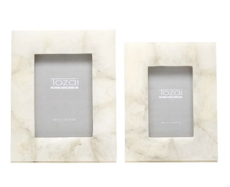WHITE QUARTZ FRAME 4X6