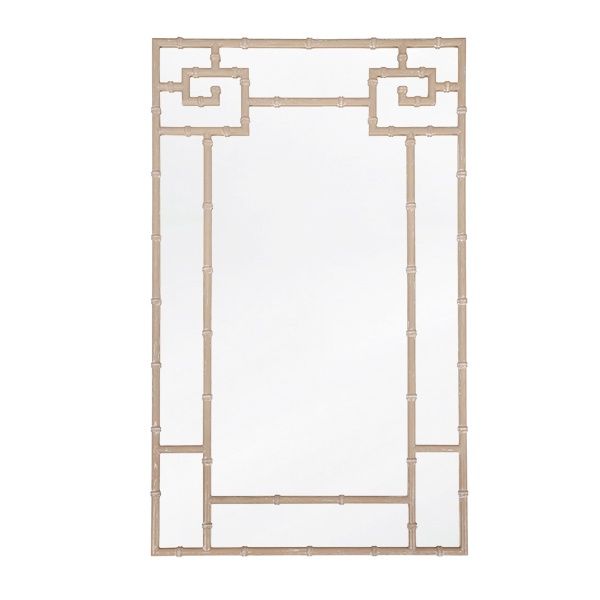 BAMBOO MIRROR CERUSED OAK TESSA CO