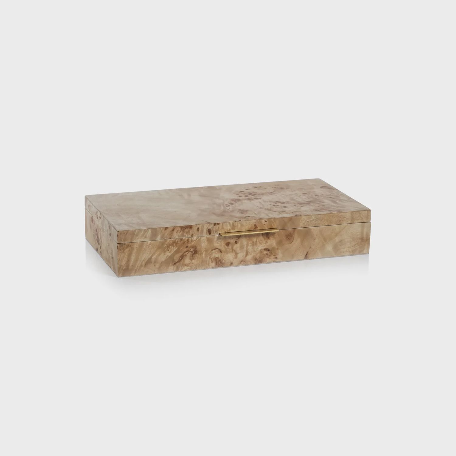 Burl Wood Veneer Box - Large