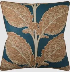22X22 PILLOW - PIPED - LACINATO OCHRE/MINERAL