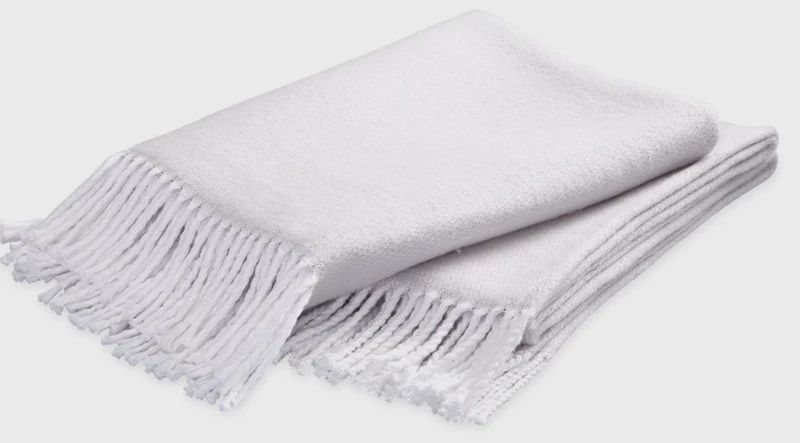 SILVER SILVER PEZZO THROW