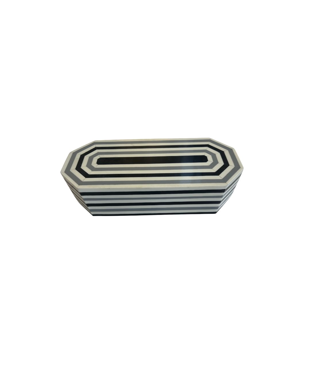DGJ143 BLACK AND GREY RESIN BOX