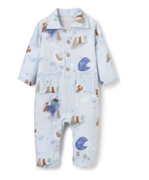 MAGICAL ADVENTURE ORGANIC MUSLIN JUMPSUIT