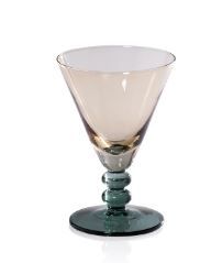 CH-7853 FUSION TWO-TONE COCKTAIL GLASS-GREEN IVY W/ CHAMO