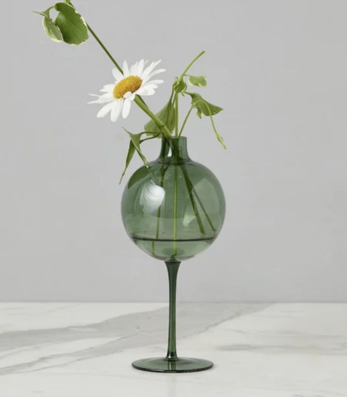 SPRUCE WINE GLASS FLOWER VASE