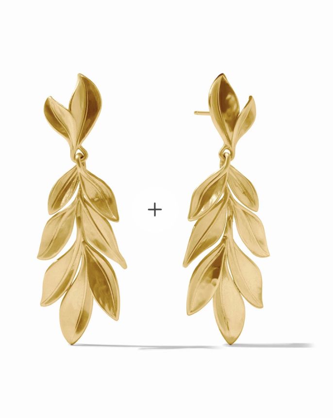 WILLOW STATEMENT EARRING - GOLD