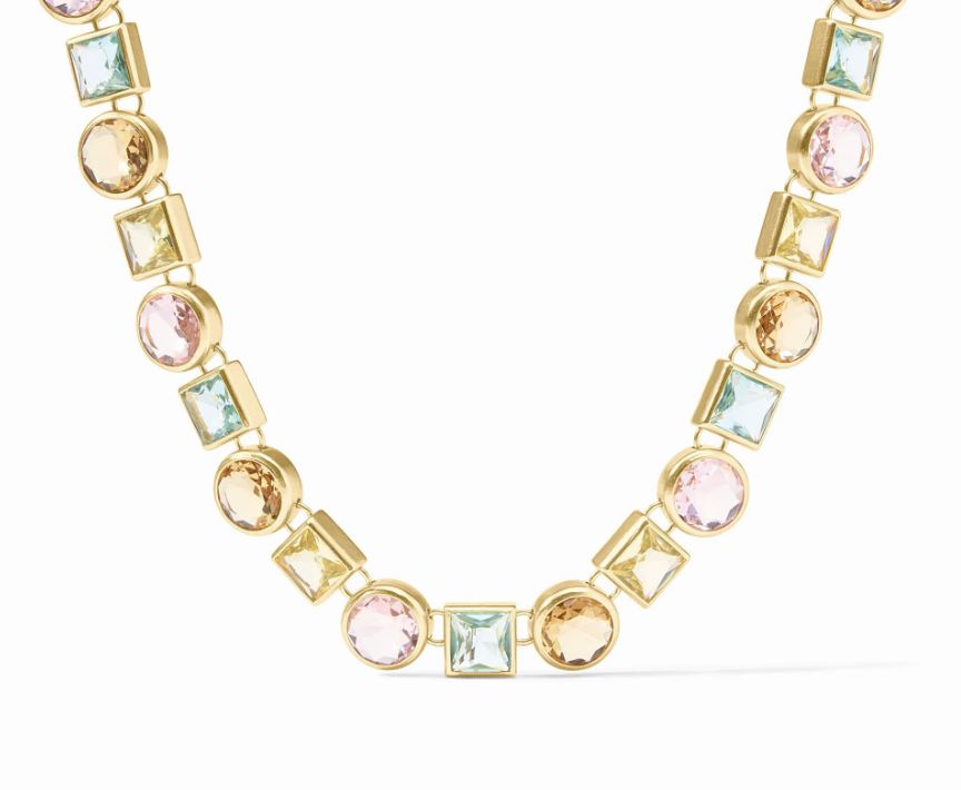 JOLIE TENNIS NECKLACE - MULTI STONE