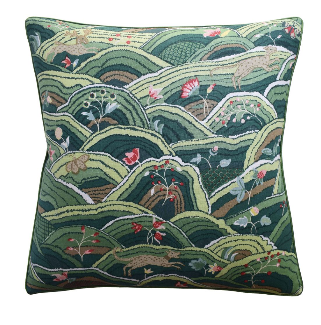 ROLLING HILLS, GREEN 22"