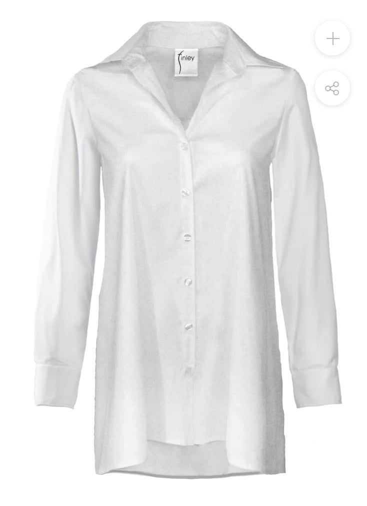 Finley Trapeze 3/4 Sleeve, Color: white, Size: extra small