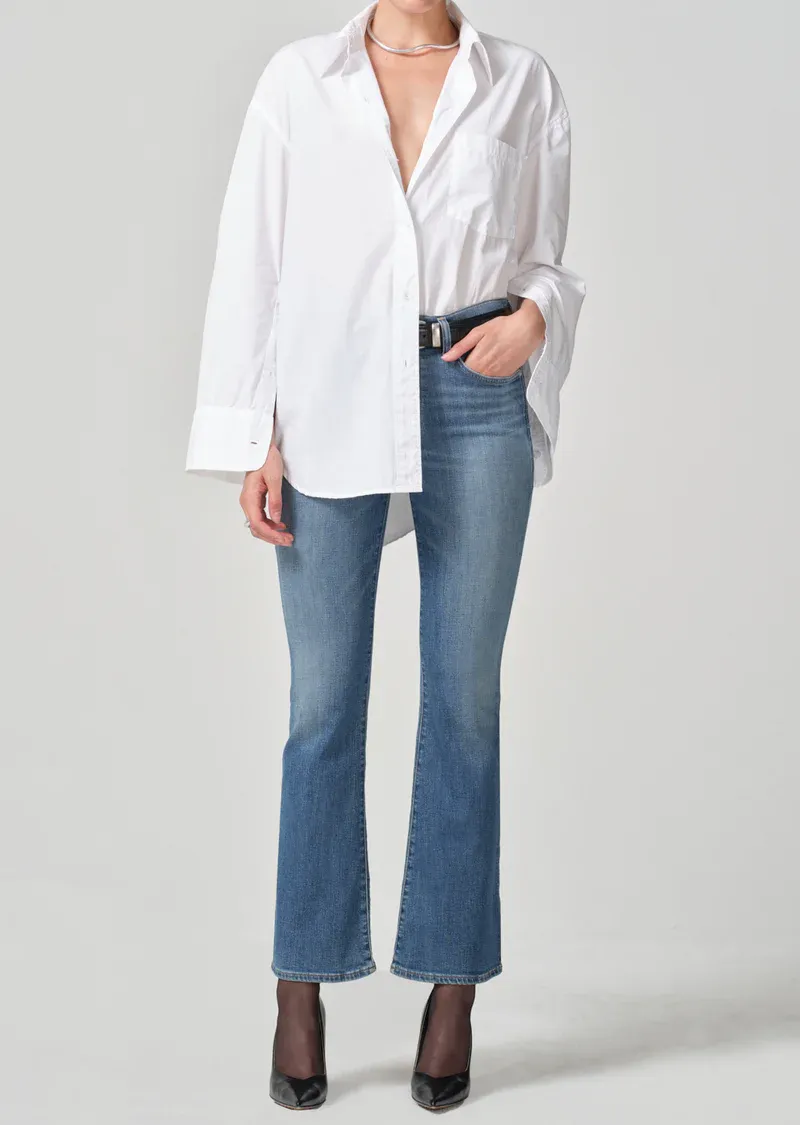 COH cocoon shirt, Color: optic white, Size: extra small