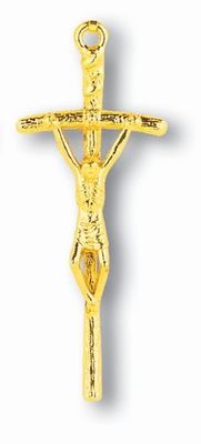 Gold Pastoral Crucifix (1 3/4”)