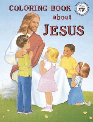 Coloring Book About Jesus, with words and pictures by Emma C. McKean