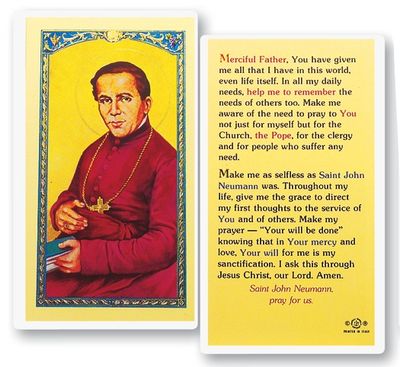 St. John Neumann Holy Cards