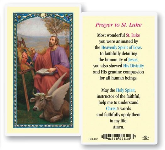 St. Luke Holy Cards