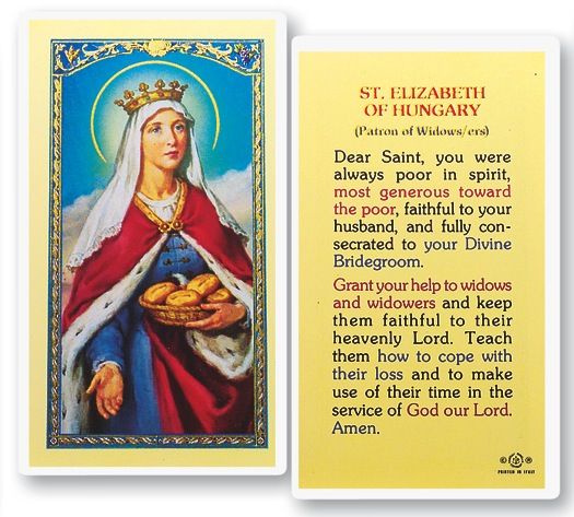 St. Elizabeth of Hungary Holy Cards