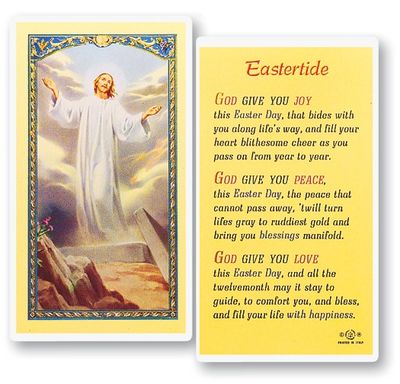 Eastertide Holy Cards