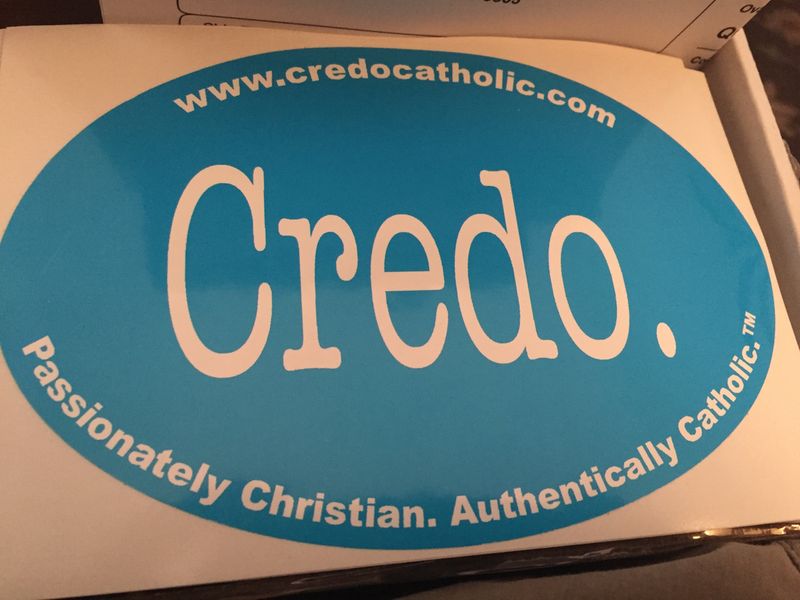 Credo Catholic Bumper Sticker