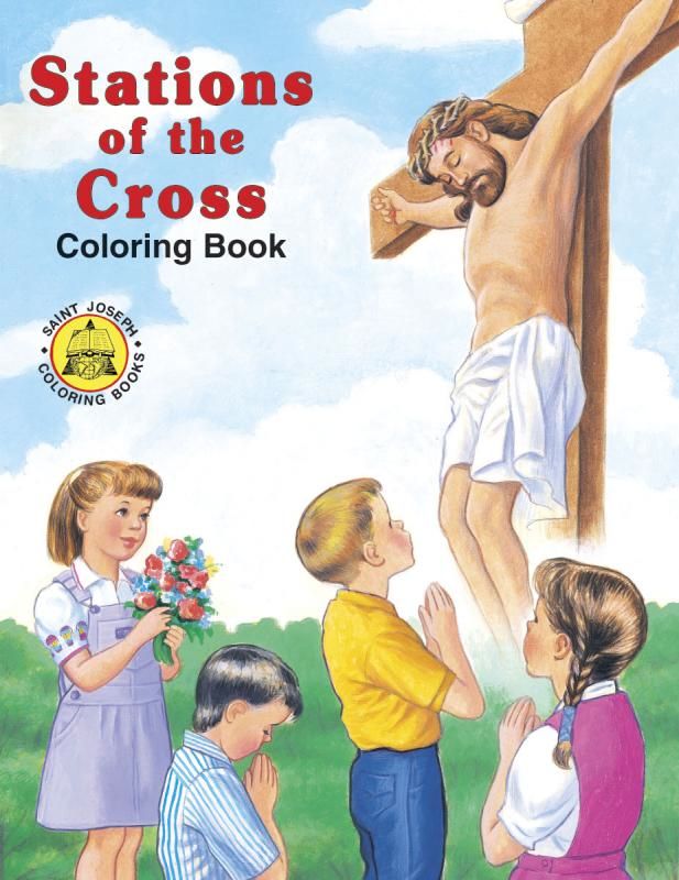 Coloring Book About the Stations of the Cross (paperback)