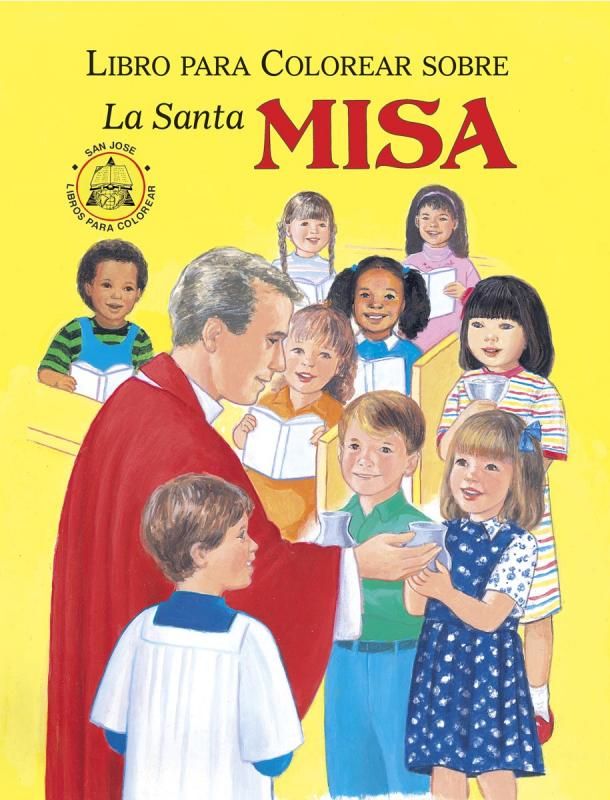 Libro Para Colorear Sobre La Santa Misa
