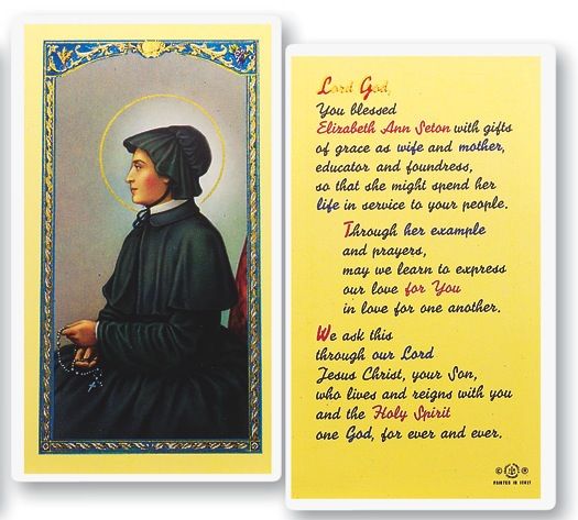 St. Elizabeth Ann Seton Holy Cards