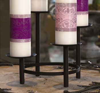 Black Advent Tier Holder (9 1/4 x 10 1/2&quot;)