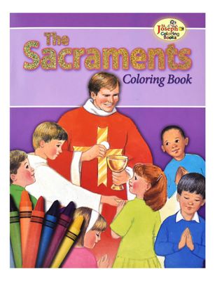 Coloring Book About the Sacraments (paperback)