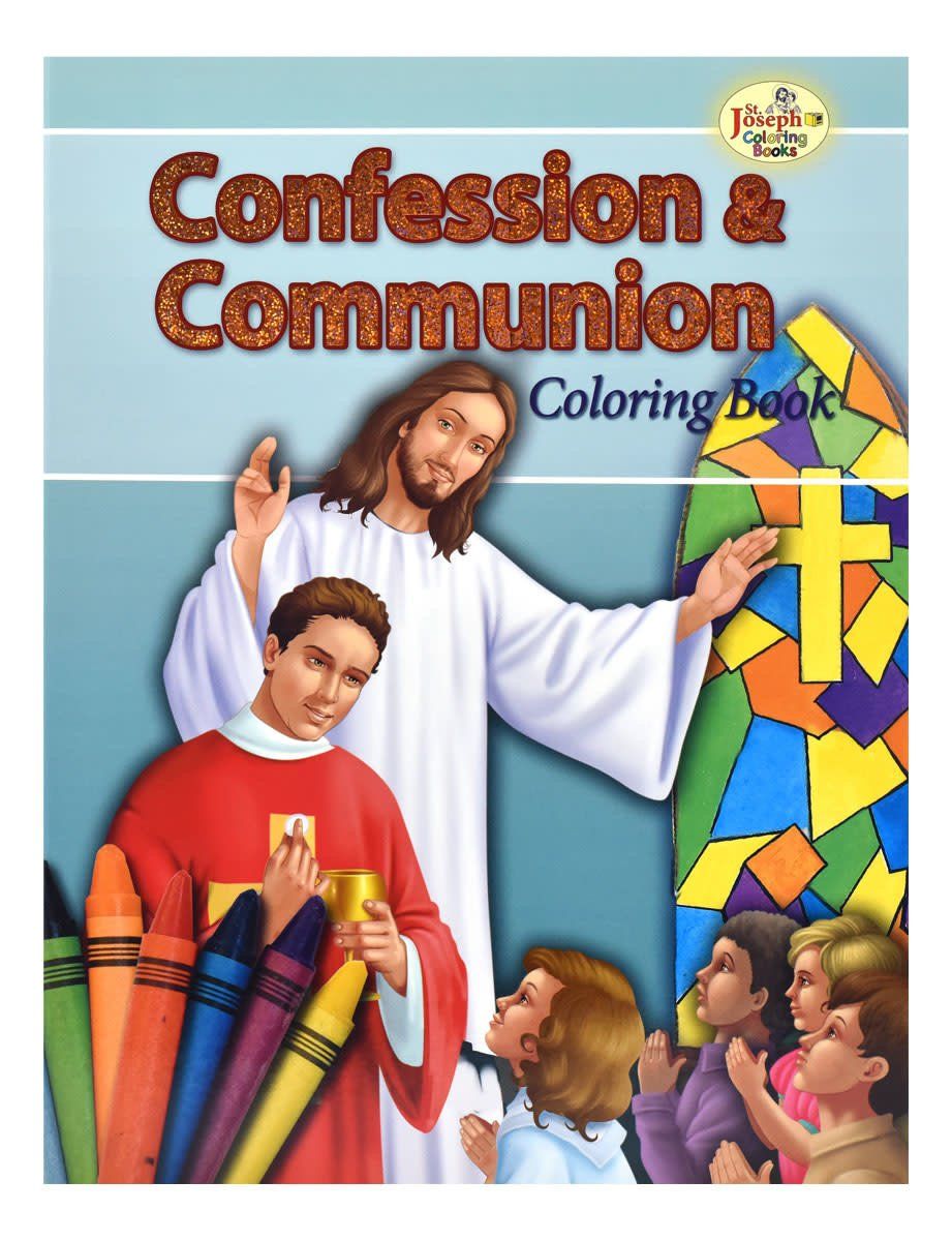 Confession and Communion Coloring Book (paperback)